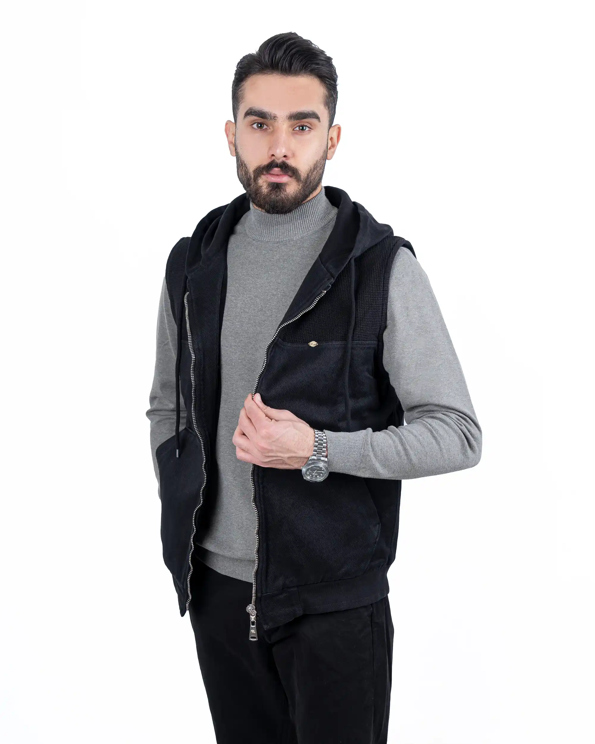 پافر کتان کلاهدار sport